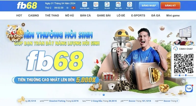 Hướng dẫn nạp tiền Fb68 nhanh chóng và hiệu quả